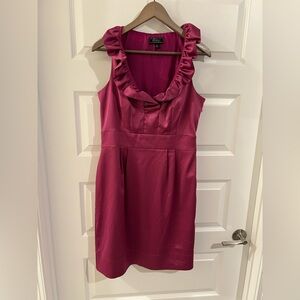 Dress Barn Satin Cocktail Dress Purple Size 10